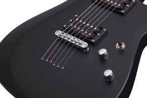 1638859967523-Schecter C-6 SBK Satin Black Deluxe Solid-Body Electric Guitar4.jpg